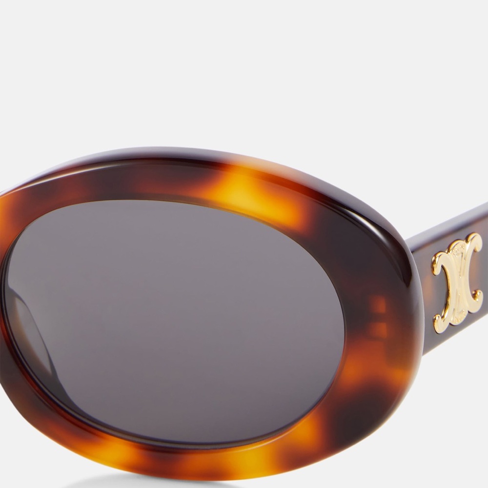 Celine Triomphe 01 Oval Sunglasses (Preowned Like NEW) - Picture 15 of 16